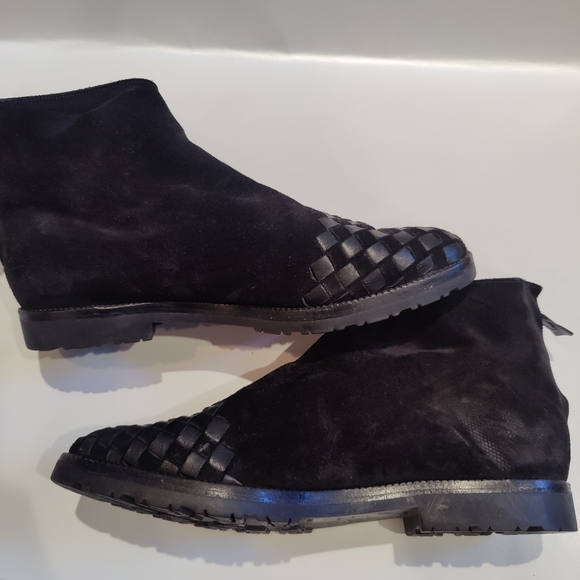 Bottega Veneta Vintage Suede/Leather Ankle boots - Picture 4 of 12